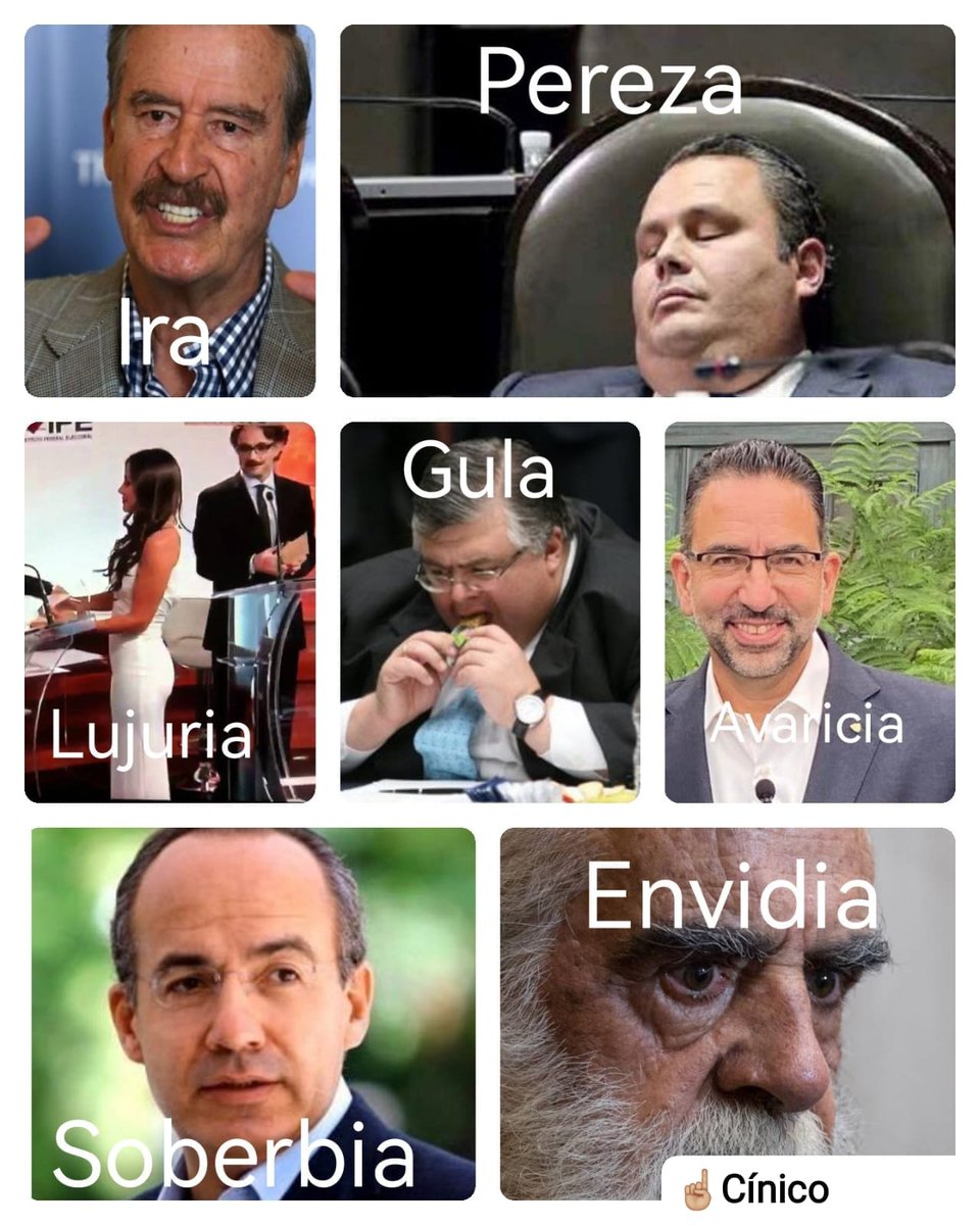 #Los7PecadosCapitales 
#PRIAN 
#TRAIDORES_A_LA_PATRIA