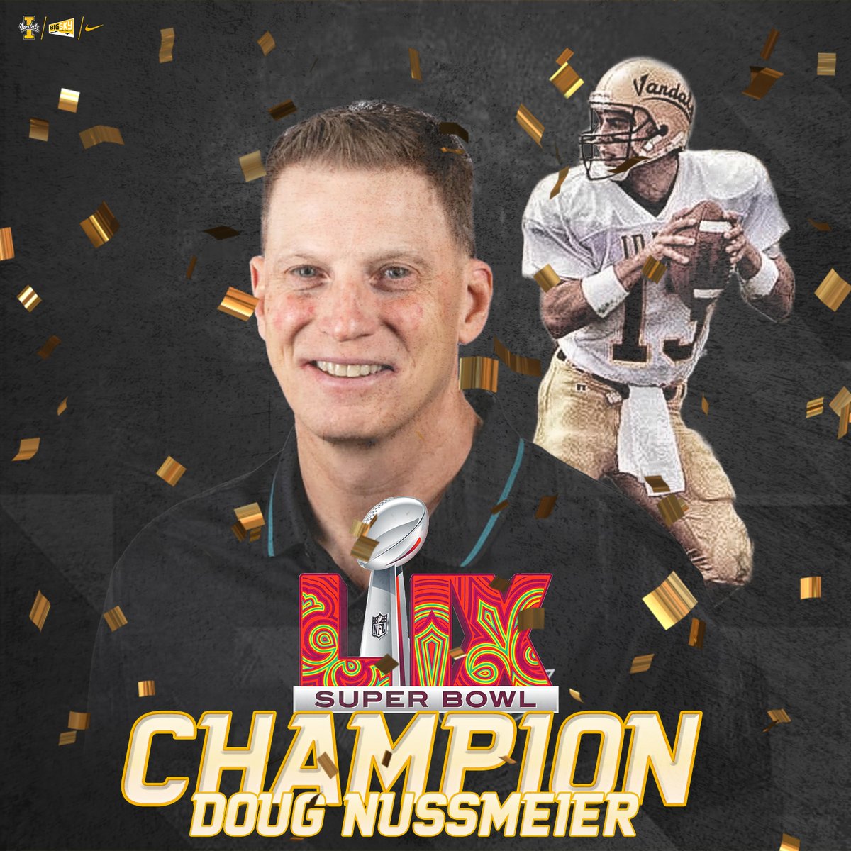 Congrats to Vandal legend <a href="/CoachNuss/">Doug Nussmeier</a> on earning that ring!

#GoVandals #ProVandals