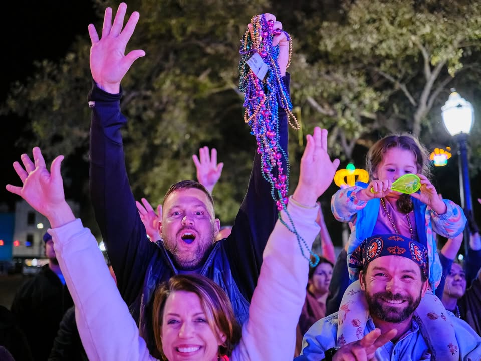 This could be you! 💜💛 What parades are you looking forward to attending? 👀 #MardiGras #VisitMobile