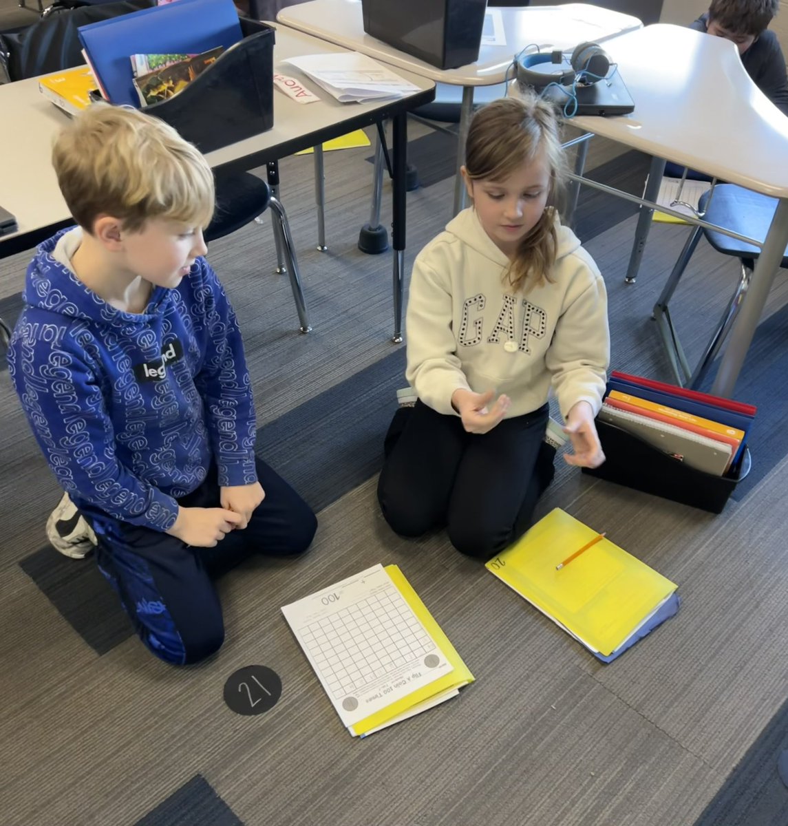 CSyreini's tweet image. Students exploring what 2 addends could be with 100 flips of a coin for the 100th day of school. #wcsflight