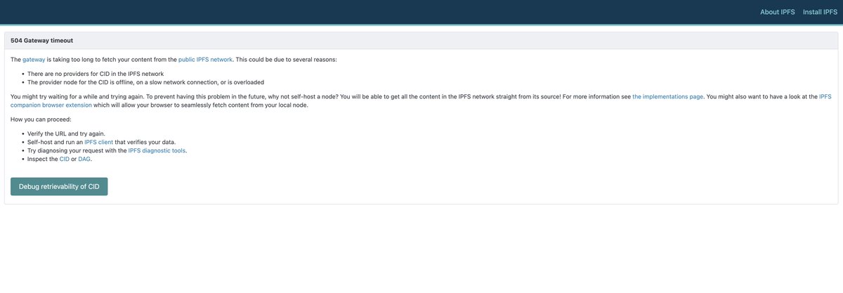 Unfortunately, more and more of my NFTs on Solana and ETH look like this 

NFTs belong on Bitcoin