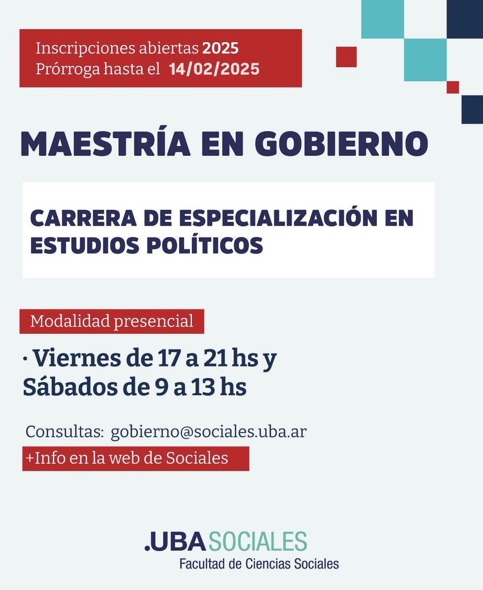 Ciencia Política - UBA tweet media