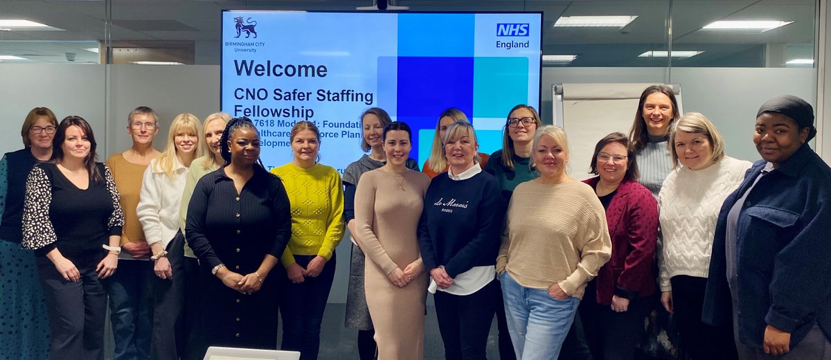 Great to see 15 new Fellows join the Safer Staffing Fellowship as part of cohort 14 last week.
More information about the programme and future cohorts is available. #teamCNO #SafeStaffing 
👉england.nhs.uk/nursingmidwife…