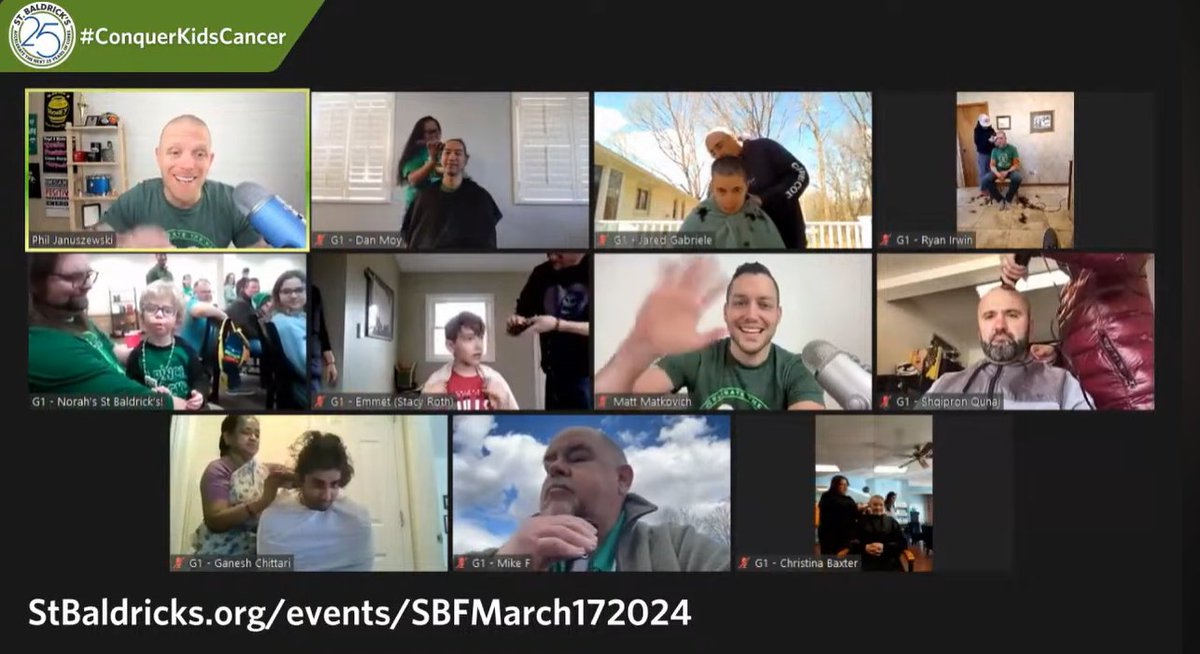 St. Baldrick's Foundation (@stbaldricks) on Twitter photo 🚨 Monday Motivation! 🚨
New week, new goal. Sign up for a St. Baldrick’s head-shaving event & stand with kids fighting cancer.
No event nearby? Matt and Phil from <a href="/MPPresentations/">M&P Presentations</a> are hosting a St. Baldrick’s virtual shave party on March 16! Learn more: ow.ly/Km6150UWV1f 🚨 Monday Motivation! 🚨
New week, new goal. Sign up for a St. Baldrick’s head-shaving event & stand with kids fighting cancer.
No event nearby? Matt and Phil from <a href="/MPPresentations/">M&P Presentations</a> are hosting a St. Baldrick’s virtual shave party on March 16! Learn more: ow.ly/Km6150UWV1f