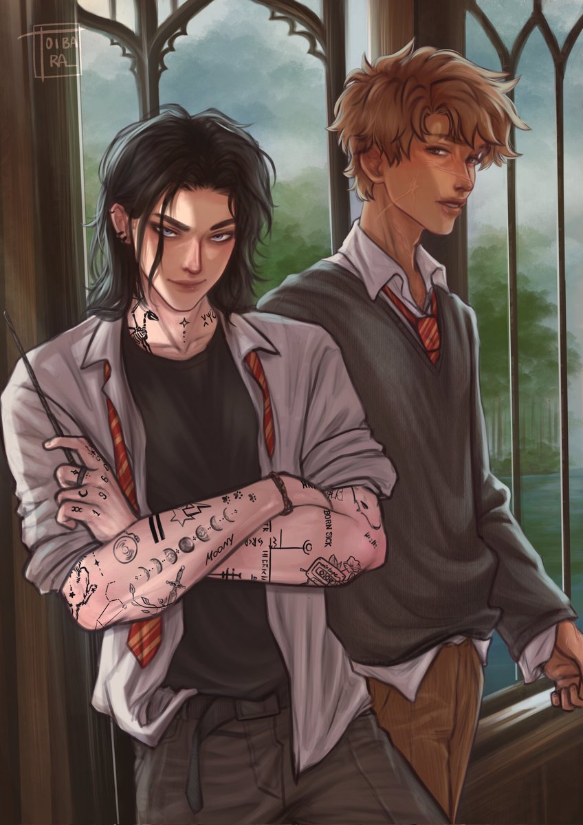 Toibara's tweet photo. Hello Marauders fandom 🙋 #wolfstar #marauders https://t.co/FpUrYejLtZ