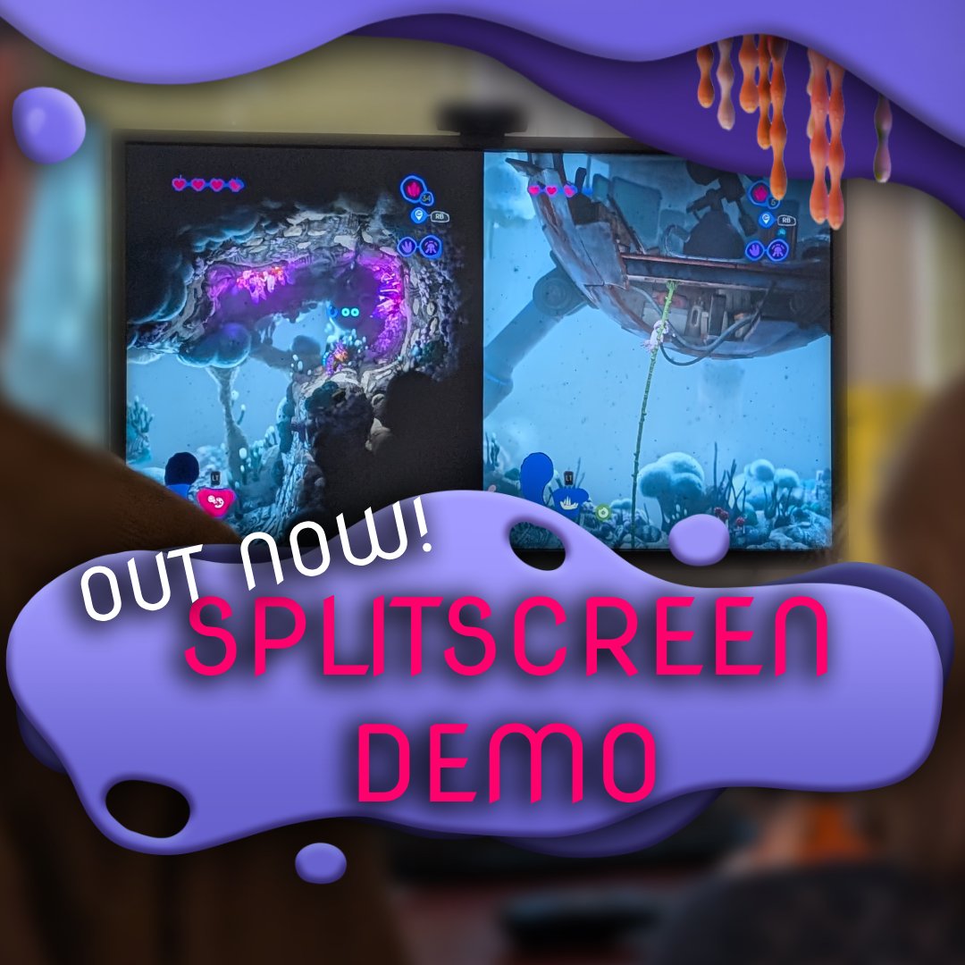 📢 The Steam Couch Coop Event is now live!!
 Grab a friend and play the splitscreen demo of Mother Machine from now until the 17th of February! 😎