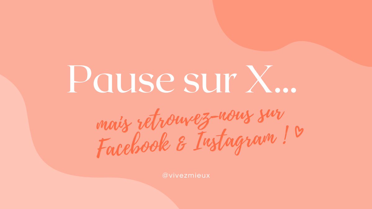 📢 Pause sur X
Nous mettons temporairement nos publications en pause sur ce réseau. 📖

Retrouvez-nous sur Facebook &amp; Instagram pour continuer à suivre notre actualité et nos nouveautés !

📌 facebook.com/VivezMieuxAvec… | instagram.com/vivezmieux/

#Lecture #Édition
