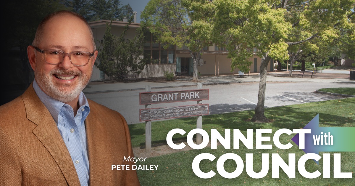 Have a question or feedback for Mayor Pete Dailey? Join him tomorrow for his office hours!

🗓️ Tuesday, February 11, 10:30 AM-12 PM
📍 Grant Park Community Center, Room 2

This is your chance to connect with the Mayor, ask questions, and share your thoughts about #LosAltos.