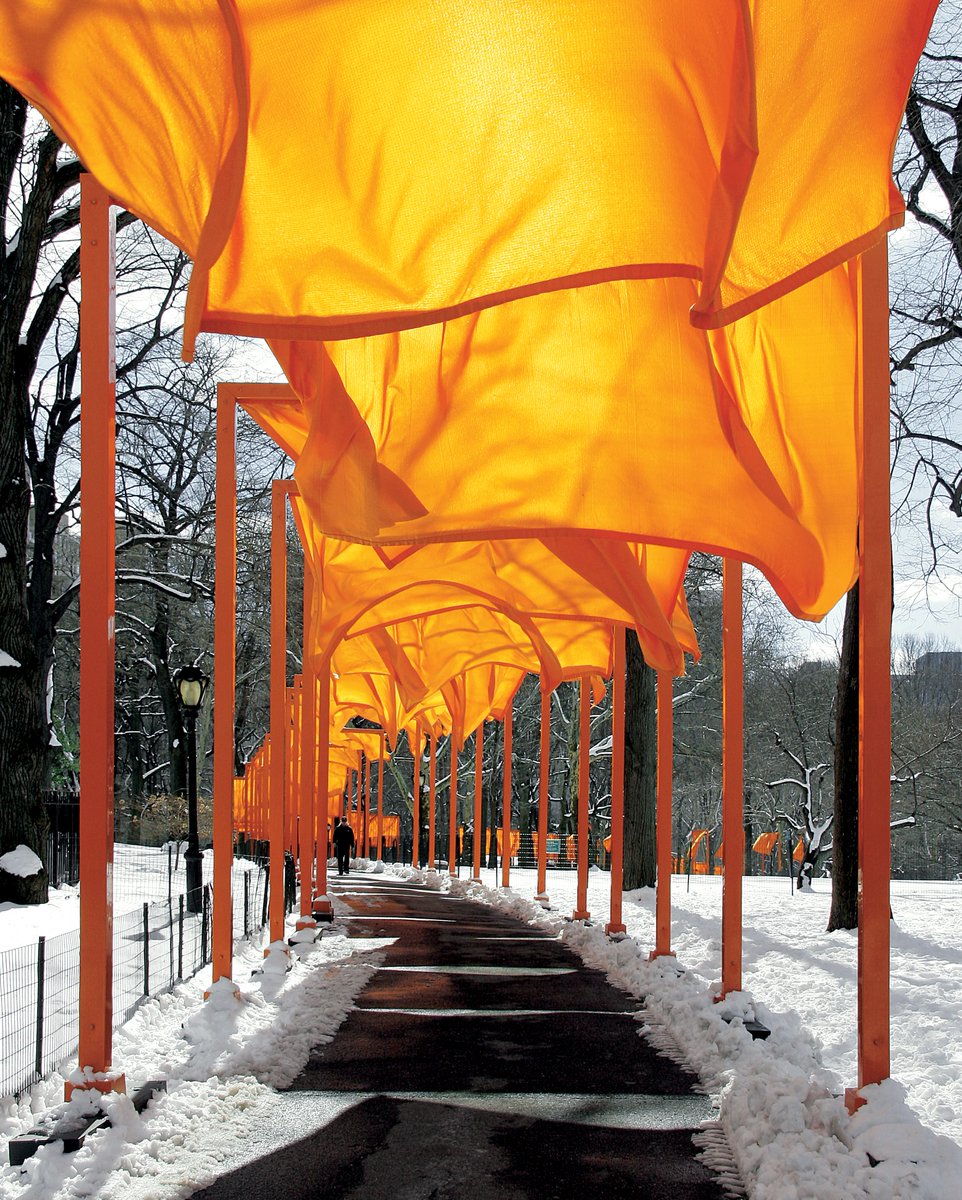 "Christo and Jeanne-Claude: The Gates and Unrealized Projects for New York City" opens this Wednesday, February 12, at the Shed, New York: on.gagosian.com/4hKPl7G
