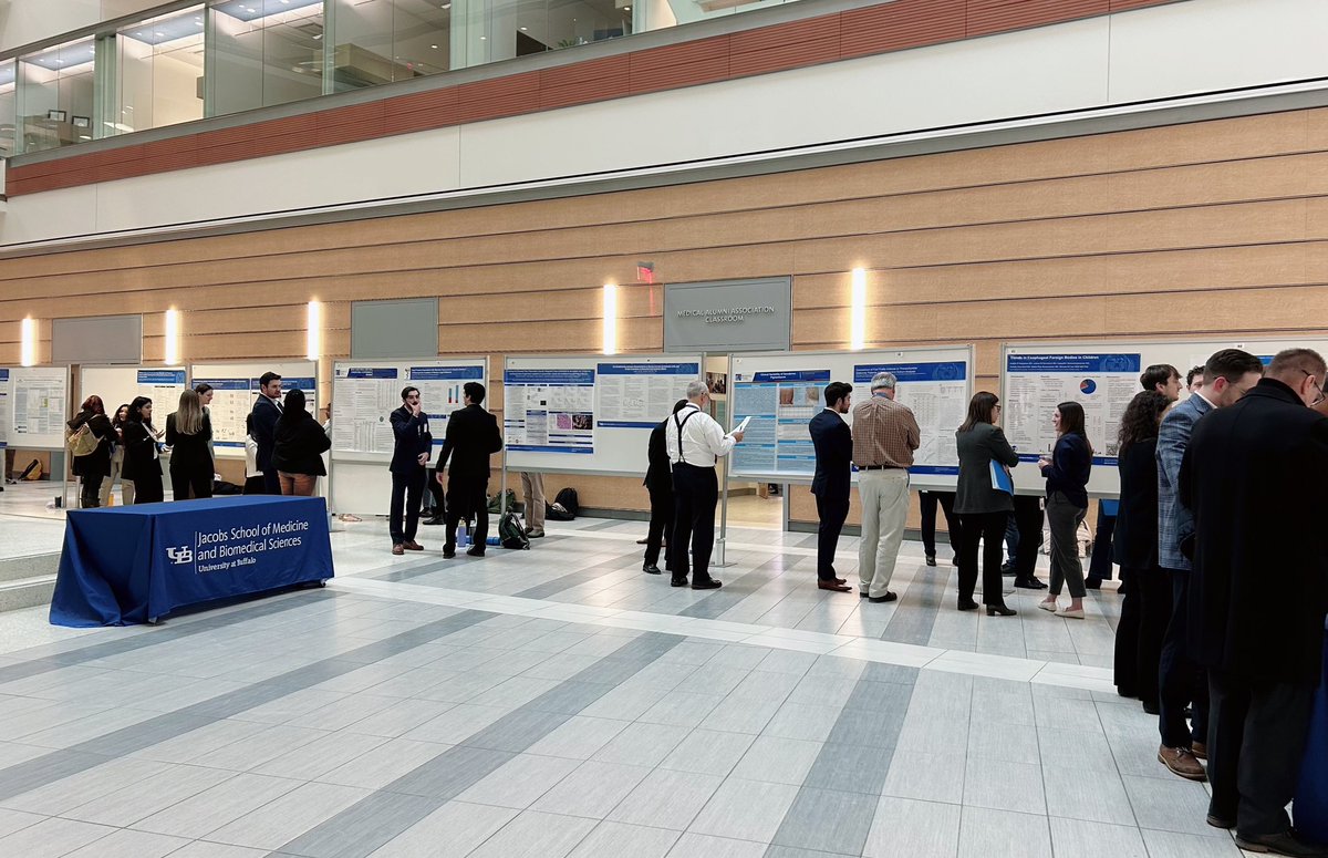 Rosalind Lai, MD (@rosalind_lai) on Twitter photo Great job to our <a href="/UBuffalo/">UBuffalo</a> med students representing <a href="/UB_Neurosurgery/">UB Neurosurgery (UBNS)</a> research with projects led by <a href="/EladLevyMD/">Elad Levy</a> <a href="/jeffreymullinmd/">Jeffrey Mullin, MD, MBA, FCNS</a> at the Annual Med Student Research forum!
<a href="/ubnsvascular/">UBNS Vascular</a> <a href="/ubnsspine/">UBNS Spine</a> <a href="/Jacobs_Med_UB/">Jacobs School at University at Buffalo</a> Great job to our <a href="/UBuffalo/">UBuffalo</a> med students representing <a href="/UB_Neurosurgery/">UB Neurosurgery (UBNS)</a> research with projects led by <a href="/EladLevyMD/">Elad Levy</a> <a href="/jeffreymullinmd/">Jeffrey Mullin, MD, MBA, FCNS</a> at the Annual Med Student Research forum!
<a href="/ubnsvascular/">UBNS Vascular</a> <a href="/ubnsspine/">UBNS Spine</a> <a href="/Jacobs_Med_UB/">Jacobs School at University at Buffalo</a>