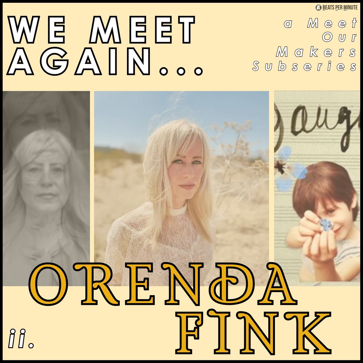 Episode two of WE MEET AGAIN, this time with Azure Ray's Orenda Fink, is up now. Click below or listen wherever.

We go deep into her great new memoir, The Witch's Daughter.

*CW: parental emotional abuse*

open.spotify.com/episode/4MuU49…