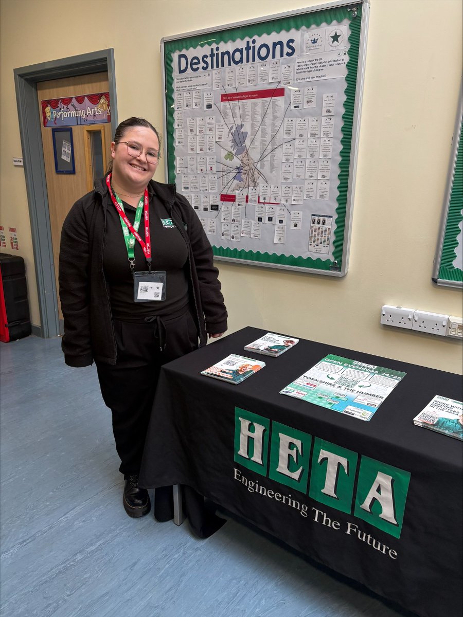 This week is National Apprenticeship Week. Thank you to Bridie from HETA who came in today to speak to our students over their lunch time! #NAW2025