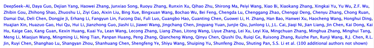 If we are in an AI arms race with China, why not offer every DeepSeek engineer named as an author of the paper a Green card? I imagine a large % of them would move to America. 

Thoughts <a href="/neversupervised/">Ivan Bercovich</a>?