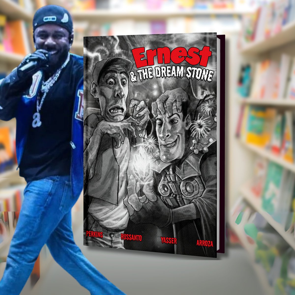 When you go to the comic book store and find the brand new Ernest &amp; the Dream Stone graphic novel #Ernest #ErnestPWorrell #ErnestandtheDreamStone #GraphicNovel #comics