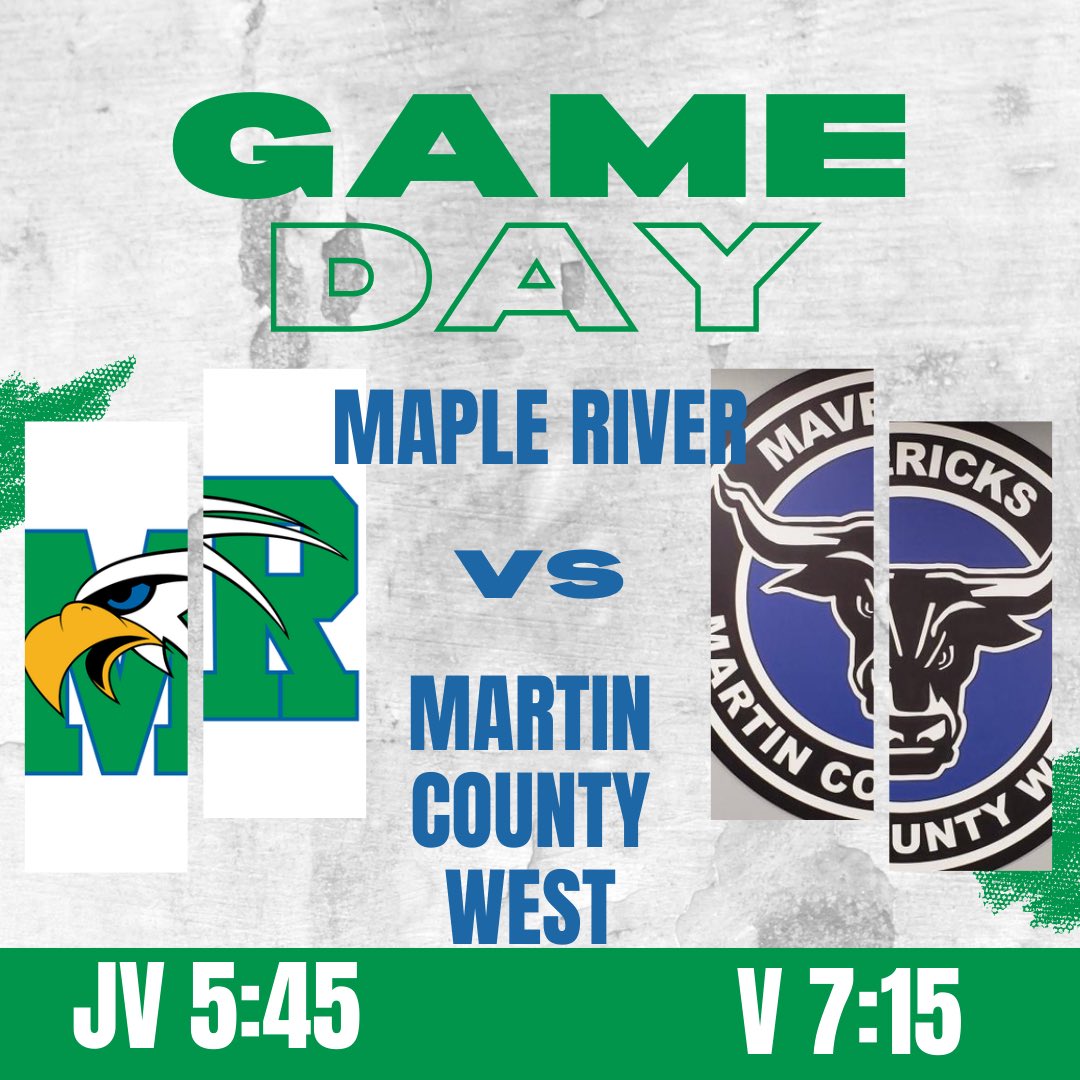 🏀 vs Martin County West
📍 Mapleton, MN
⏰ JV 5:45, V 7:15
🖥️ NFHS Network