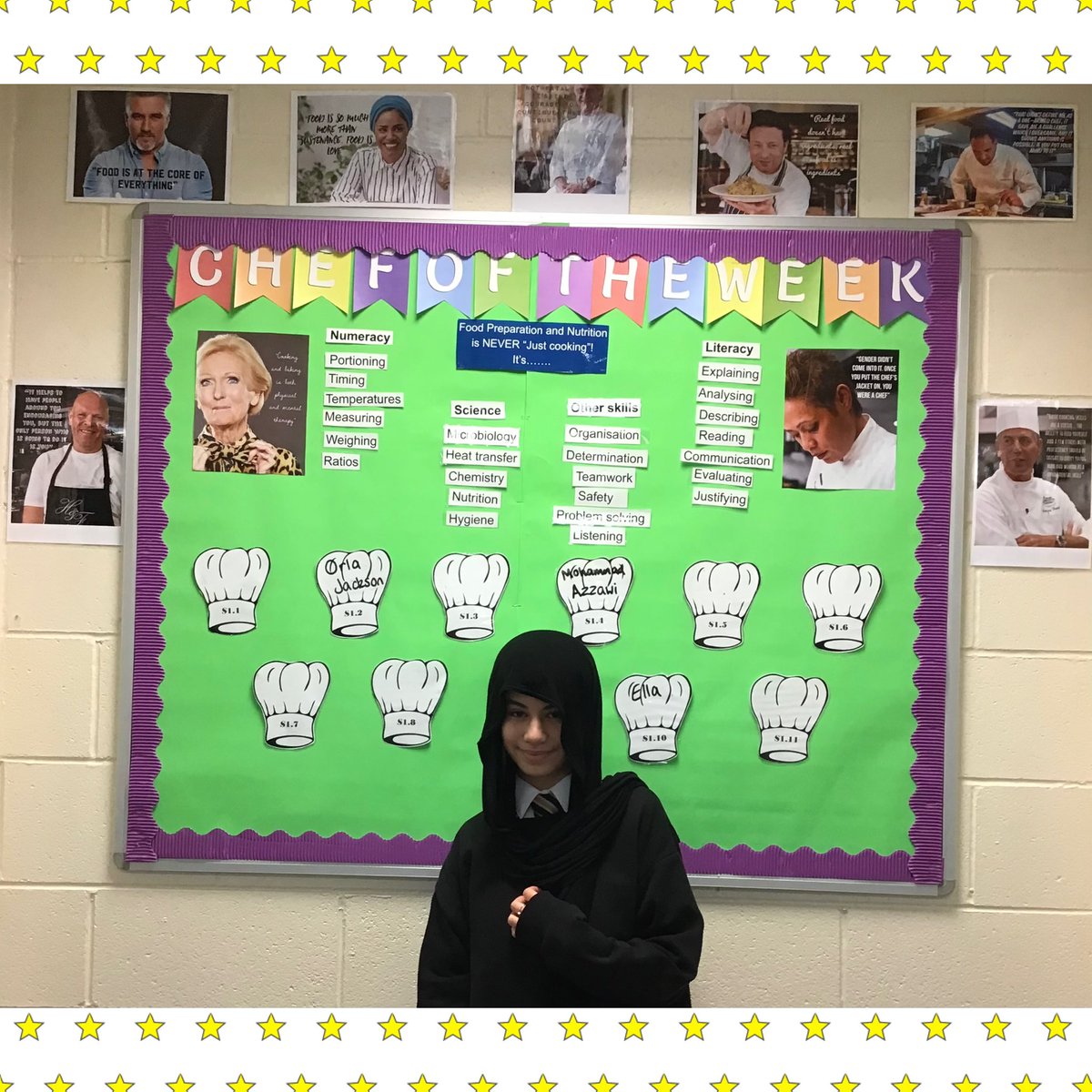 #SuperS1 Chef of the week in 1.9 is Sajeda! Fantastic effort and standard achieved today. Great independent work to produce Apple Muffins as an example of meeting the Scottish Dietary Goal of increasing fruit &amp; vegetable intake. Keep this up! 💯😊👏🏻 <a href="/StThomasAqSec/">St Thomas Aquinas</a> #food #skills