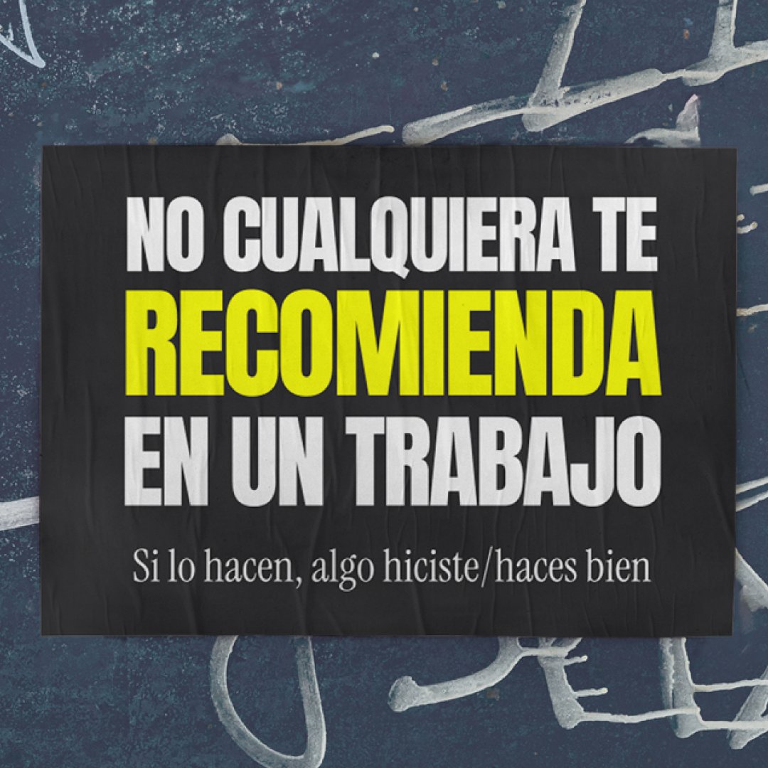 coderhouse's tweet image. 💼 Una recomendación vale más que mil palabras.
No cualquiera te recomienda en un trabajo. Si lo hacen, es porque dejaste una huella positiva 🌟
✅ Construye relaciones genuinas.
✅ Trabaja con compromiso.
✅ Deja siempre lo mejor de ti.