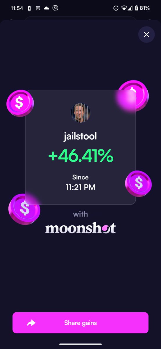 MrFeastClub's tweet photo. @moonshot Yo!!! JailStool is up!! Dave Mentioned he is taking it to a Billion!! You have been helpful https://t.co/y6upWMvMwM