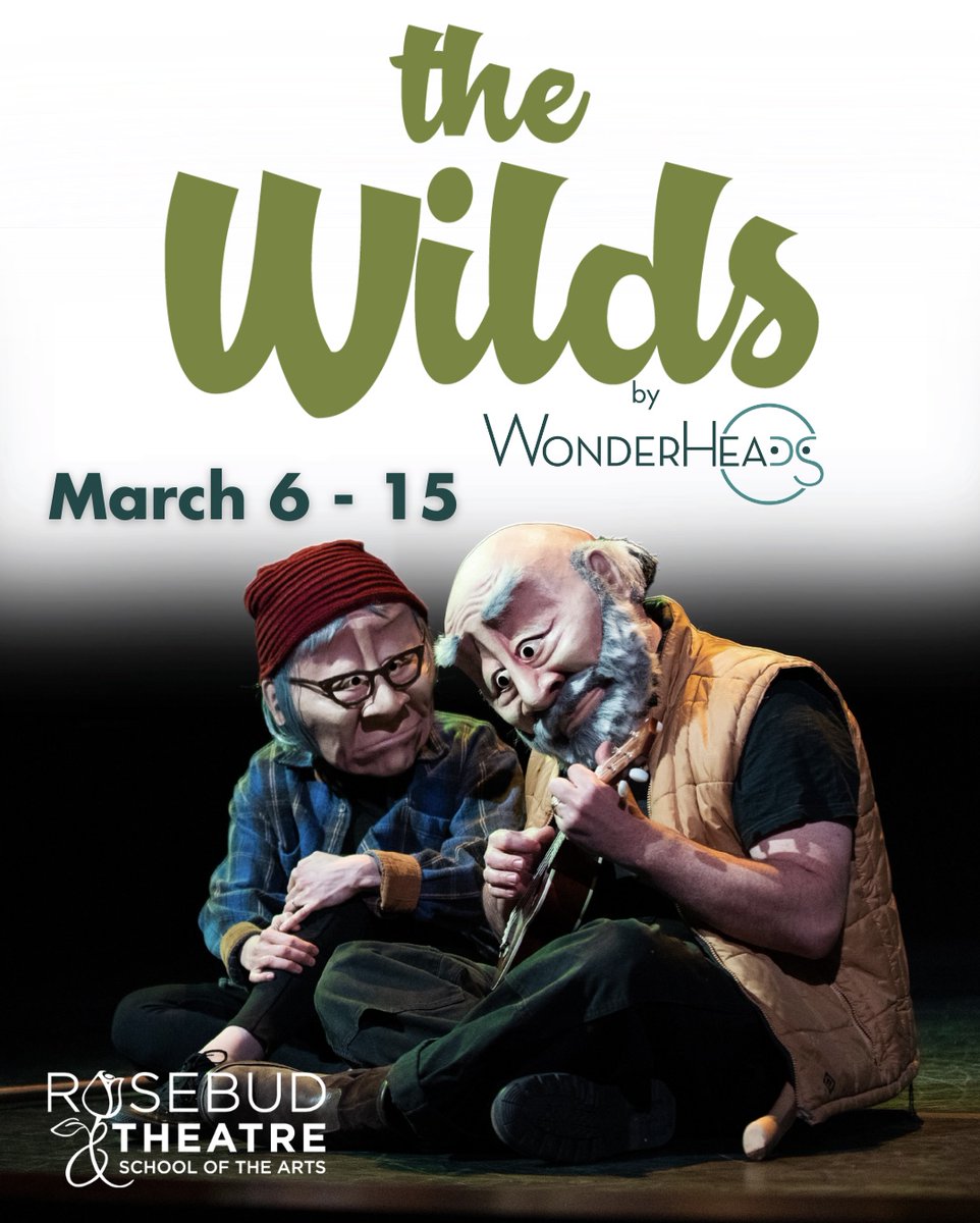Embark on a magical journey with "The Wilds" at Rosebud Theatre &amp; School of the Arts! 🎟️ Book your tickets now by calling 1-800-267-7553 or at RosebudTheatre.com/shows/the-wilds!

#Rosebudtheatre #rosebudtheatreandschoolofthearts hoolofthearts #rosebudarts #wonderheads #seasontickets