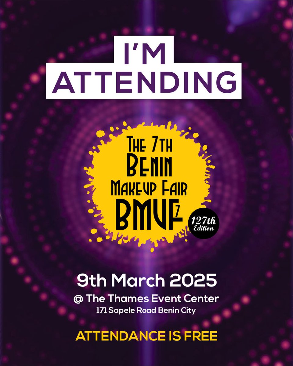 TheMakeUpFair's tweet image. Benin city #BMUF7