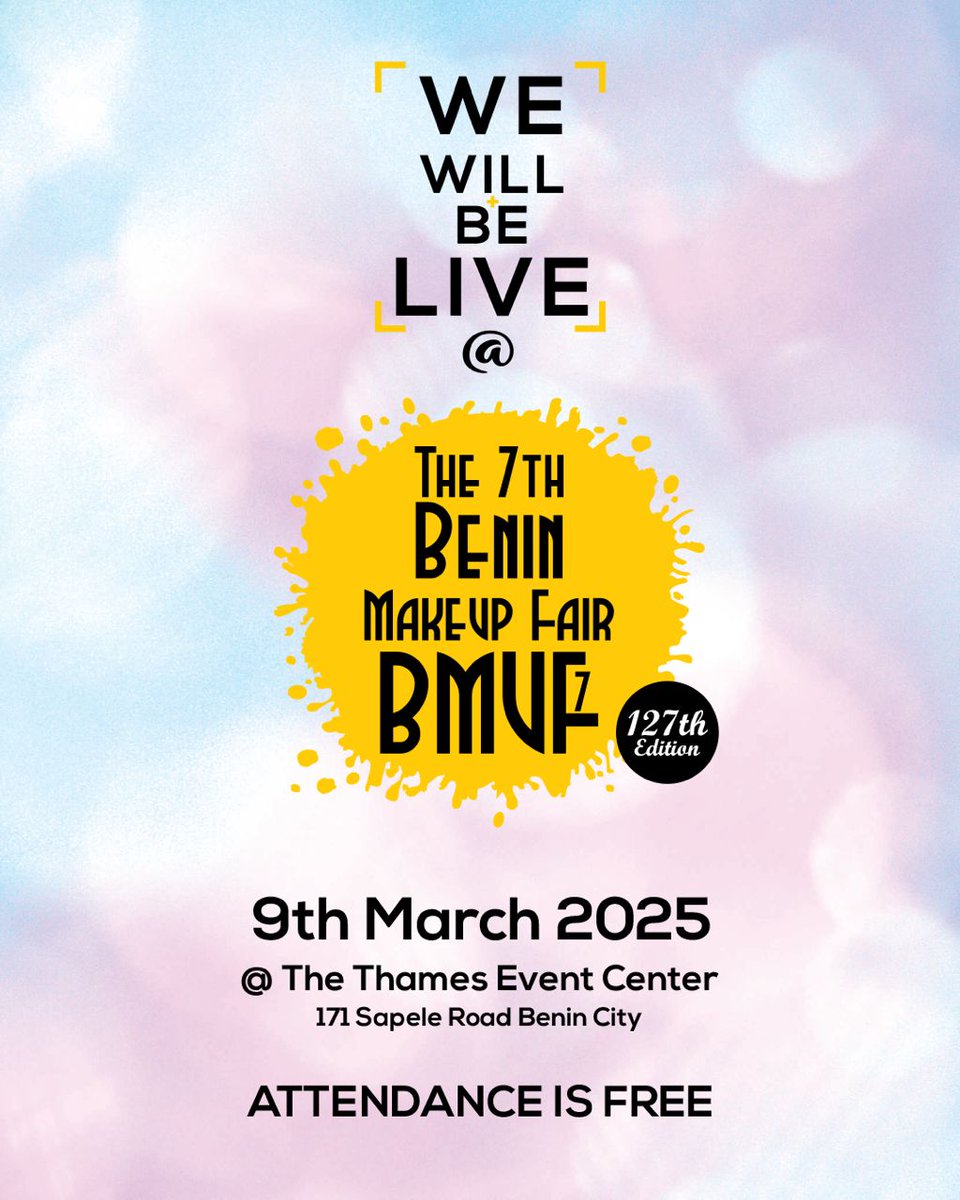 TheMakeUpFair's tweet image. Benin city #BMUF7