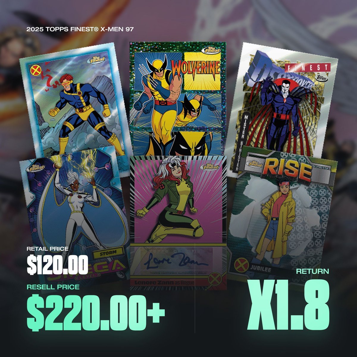 hiddensociety's tweet photo. Our mutant power is finding profit in all resell niches, staying the kings of Topps on yet another drop👑

It’s time to stop grinding that 9-5, come create wealth for yourself &amp; feel alive🕵️

https://t.co/IfP3kdsviI https://t.co/5zZ1KF1ZsZ