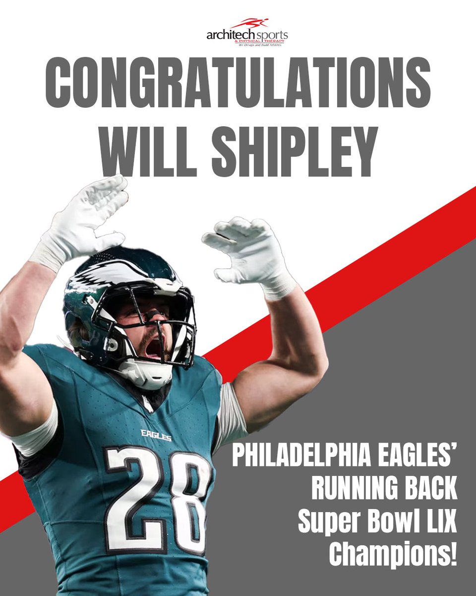 Architech Sports (@architechsports) on Twitter photo We’re so proud of you, <a href="/willshipley2021/">willshipley1</a> ! Your hard work, dedication, and perseverance have truly paid off, and we can’t wait to see what you accomplish next! <a href="/Eagles/">Philadelphia Eagles</a> #SuperBowlLIX #SuperBowl2025 We’re so proud of you, <a href="/willshipley2021/">willshipley1</a> ! Your hard work, dedication, and perseverance have truly paid off, and we can’t wait to see what you accomplish next! <a href="/Eagles/">Philadelphia Eagles</a> #SuperBowlLIX #SuperBowl2025