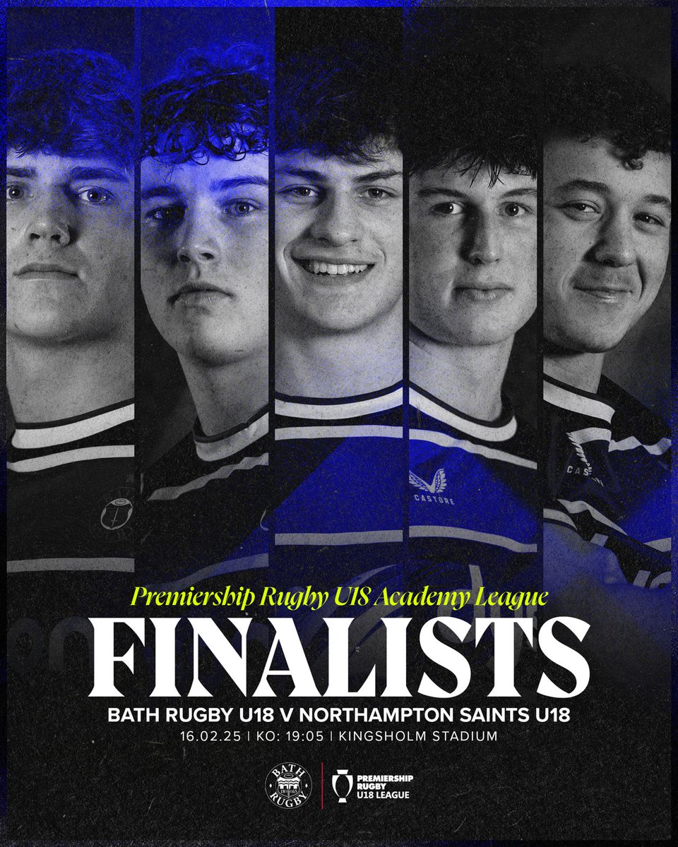 BathRugby's tweet photo. 𝗨𝟭𝟴 𝗙𝗜𝗡𝗔𝗟𝗜𝗦𝗧𝗦!!🏆🔥

After last season's Championship winning campaign, Bath Rugby U18 have once again secured a place in this year's @premrugby U18 Academy League Final!

Congratulations to all involved 👏 https://t.co/96Zed1k3KM