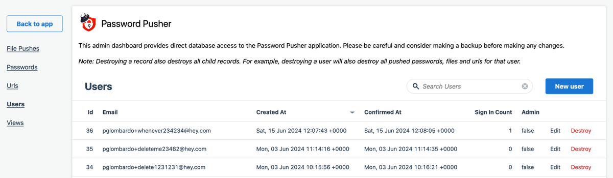 BlablaLinux's tweet photo. 1/2
#PasswordPusher ( @pwpush )- Personne n'en parle, et pourtant il est possible d'activer une console d'administration ❗
Lisez-bien (toute) la documentation 😉
➡️ https://t.co/tniG0fmxXO https://t.co/NzurFbQduy