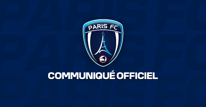 ParisFC's tweet photo. Communiqué Officiel - Arrivée du Paris FC à Jean Bouin