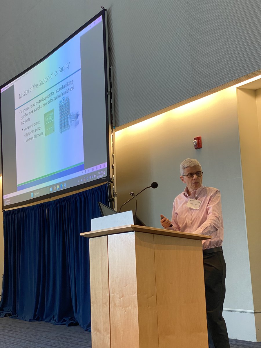 Adam Burgener (@adam_d_burgener) on Twitter photo Dr Adeline Hajjar from <a href="/ClevelandClinic/">Cleveland Clinic</a> discussing the gnotobiotics facility and the role of gut microbiome in CCF
- at the 3rd Annual Case Comprehensive Cancer Center Microbiome Workshop
<a href="/caseccc/">Case Comp Cancer Ctr</a> <a href="/cwru/">Case Western Reserve</a> #microbiome Dr Adeline Hajjar from <a href="/ClevelandClinic/">Cleveland Clinic</a> discussing the gnotobiotics facility and the role of gut microbiome in CCF
- at the 3rd Annual Case Comprehensive Cancer Center Microbiome Workshop
<a href="/caseccc/">Case Comp Cancer Ctr</a> <a href="/cwru/">Case Western Reserve</a> #microbiome