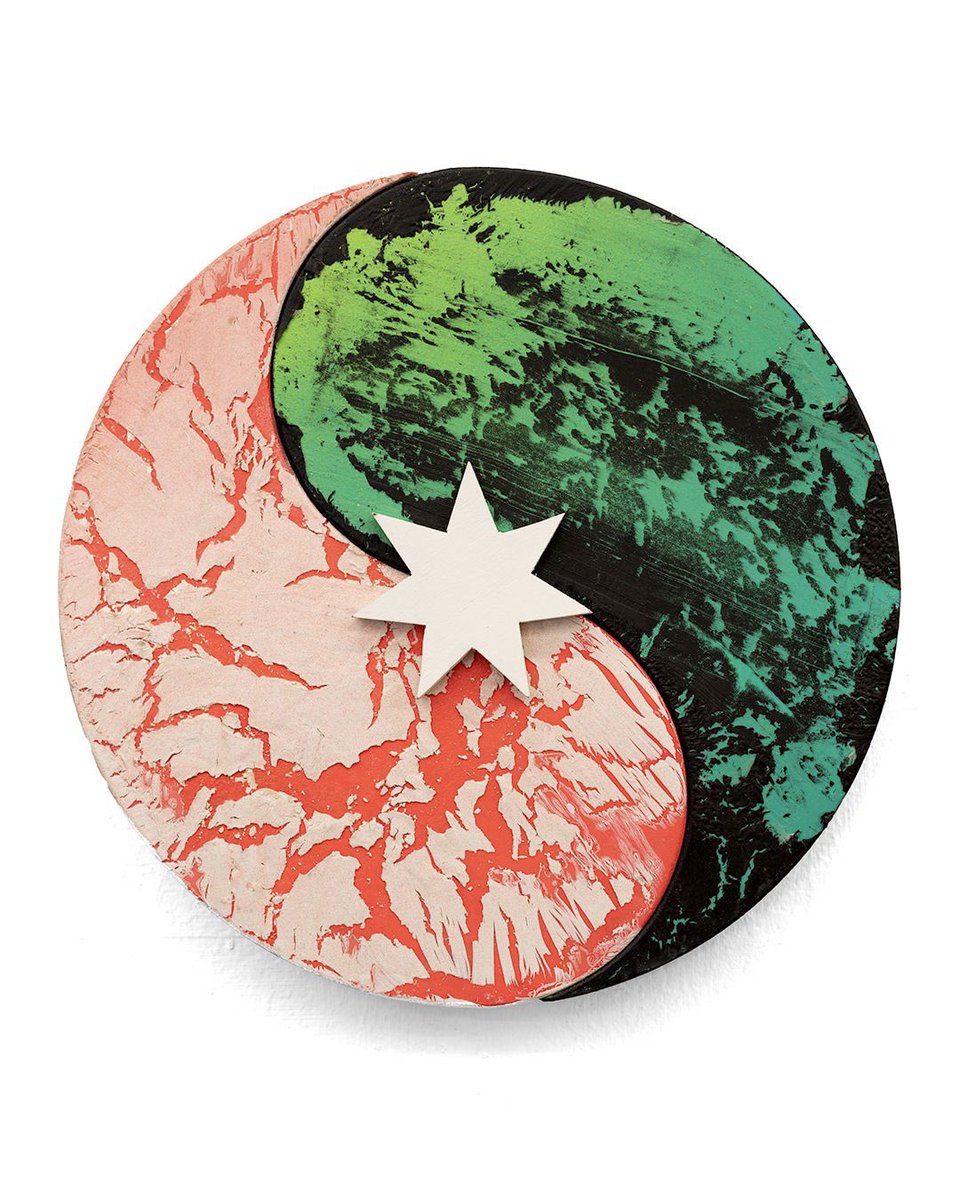 Pressure Makes the Diamond
💍
16” Tondo x 2.25”
Enamel, Wood Construct
2024

“Sunlight falls the same on a lump of coal and a diamond, but only the diamond receives and reflects the light in brilliant splendor.”

-Paramahansa Yogananda