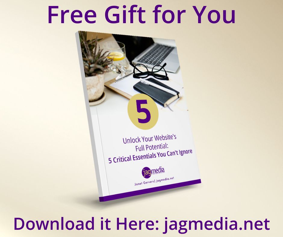 Avoid 5 Critical Mistakes with Your Website: Free Download:
jagmedia.net