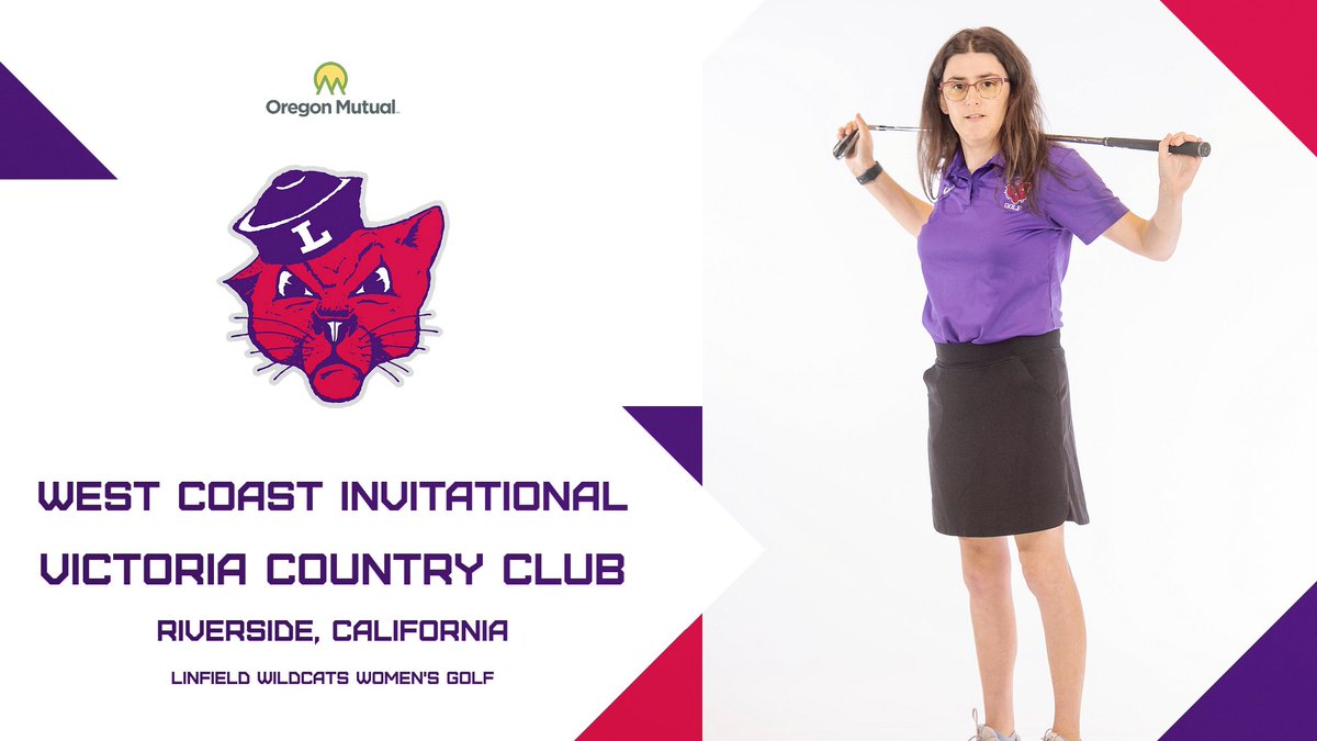 linfieldwgolf's tweet photo. Getting the spring season underway with the West Coast Invitational 😼⛳️🟣

📆 Feb. 10-11
📍Victoria Country Club
⏰ 9 a.m.

#RollCats | #d3golf https://t.co/77qxbv8Nvf