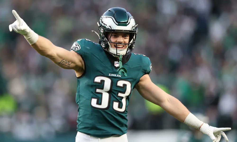 NickAdamsinUSA's tweet photo. White excellence 👑

Cooper DeJean becomes the first white cornerback to win the Super Bowl in the modern NFL era 💍 https://t.co/eQ3hWA1hIo