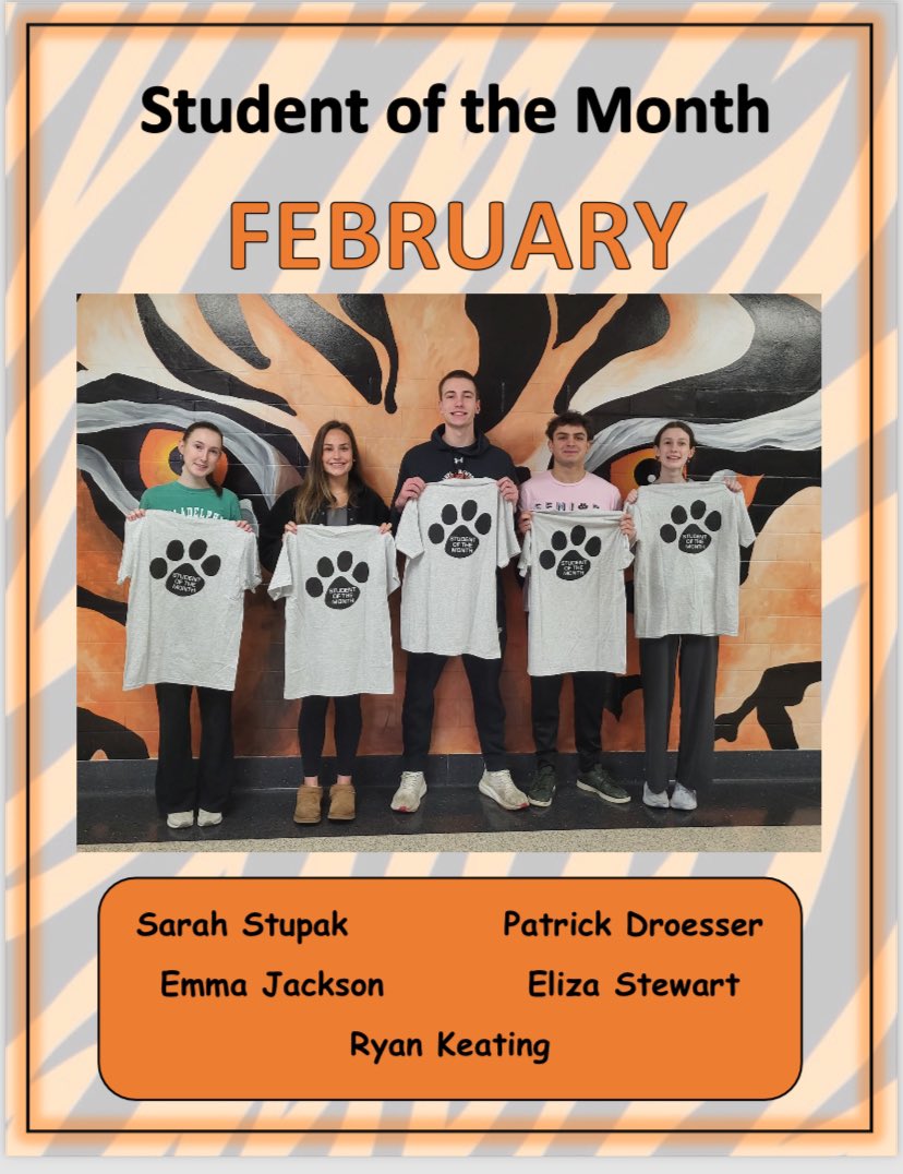 MN Athletics (@mnathletics) on Twitter photo Congrats to our students of the month! Sarah Stupak, Emma Jackson, Patrick Droesser, Eliza Stewart & Ryan Keating.Great work!Tiger Pride <a href="/marplenewtown/">Marple Newtown HS</a> <a href="/MNswim_and_dive/">Mn Swim And Dive</a> <a href="/MNGirlsLAX/">MNGirlsLAX</a> <a href="/MN_soc/">MNsoc</a> <a href="/MNBoysBBall/">Marple Newtown Boys Basketball</a> <a href="/MNTigerLax/">Marple Newtown Mens Lacrosse</a> <a href="/DTMattSmith/">-</a> <a href="/MBarkannNBCS/">Michael Barkann</a> <a href="/DelcoSports/">Daily Times Sports</a> <a href="/sportsdoctormd/">Matthew De George</a> <a href="/BillMaas/">Bill Maas</a> Congrats to our students of the month! Sarah Stupak, Emma Jackson, Patrick Droesser, Eliza Stewart & Ryan Keating.Great work!Tiger Pride <a href="/marplenewtown/">Marple Newtown HS</a> <a href="/MNswim_and_dive/">Mn Swim And Dive</a> <a href="/MNGirlsLAX/">MNGirlsLAX</a> <a href="/MN_soc/">MNsoc</a> <a href="/MNBoysBBall/">Marple Newtown Boys Basketball</a> <a href="/MNTigerLax/">Marple Newtown Mens Lacrosse</a> <a href="/DTMattSmith/">-</a> <a href="/MBarkannNBCS/">Michael Barkann</a> <a href="/DelcoSports/">Daily Times Sports</a> <a href="/sportsdoctormd/">Matthew De George</a> <a href="/BillMaas/">Bill Maas</a>