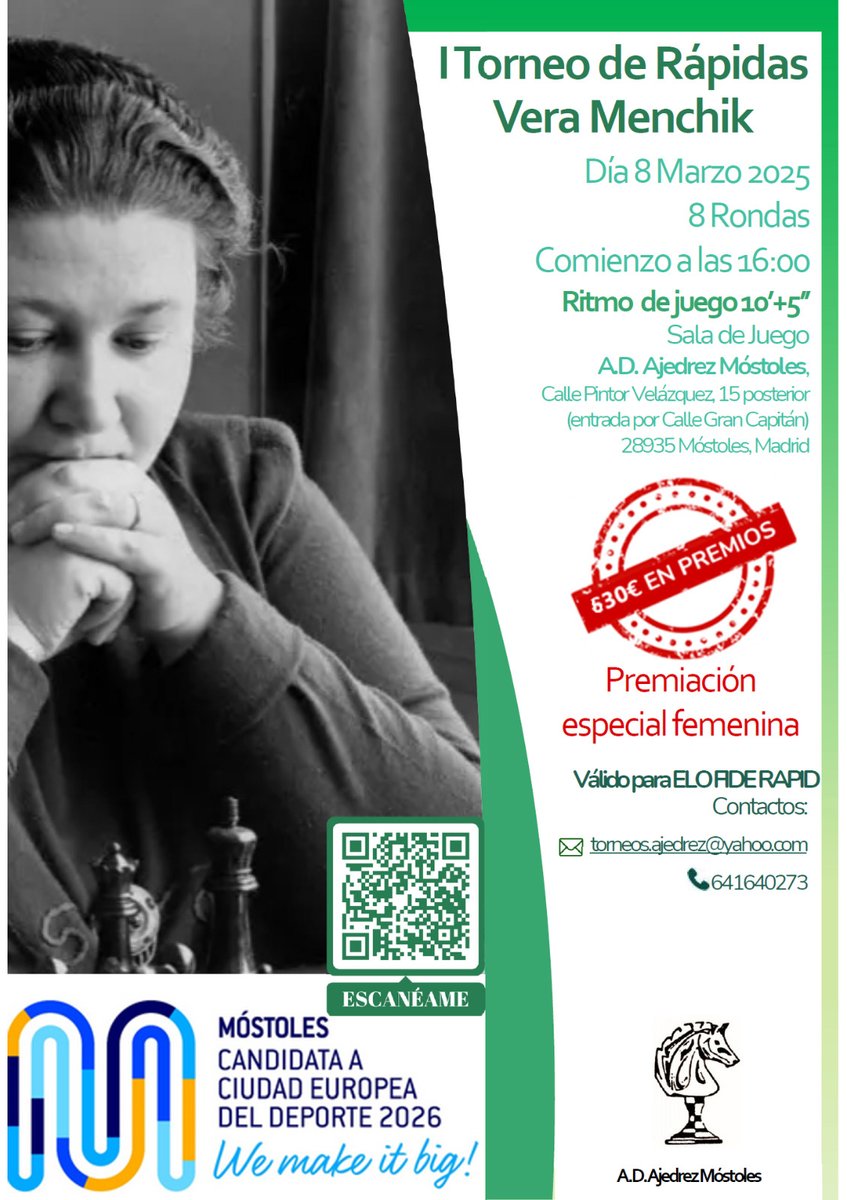 Ajedrez Móstoles tweet media