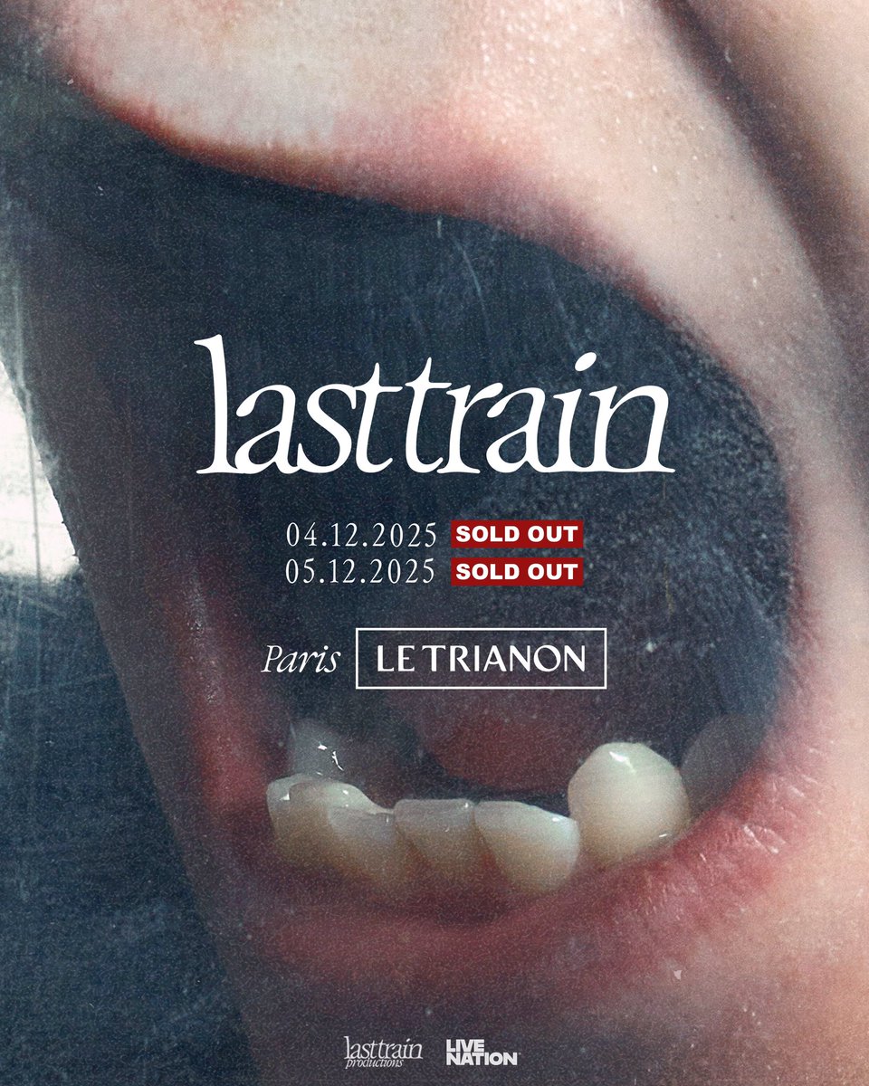 LAST TRAIN (@bandlasttrain) on Twitter photo â€ïžđ€Ż Nos deux concerts au Trianon de Paris sont maintenant COMPLEEEEEEETS !!! C'est dans 10 MOIS, vous ĂȘtes malades⊠! Du coup on fait quoi maintenant ? Vous voulez quâon joue oĂč ? â€ïžđ€Ż Nos deux concerts au Trianon de Paris sont maintenant COMPLEEEEEEETS !!! C'est dans 10 MOIS, vous ĂȘtes malades⊠! Du coup on fait quoi maintenant ? Vous voulez quâon joue oĂč ?