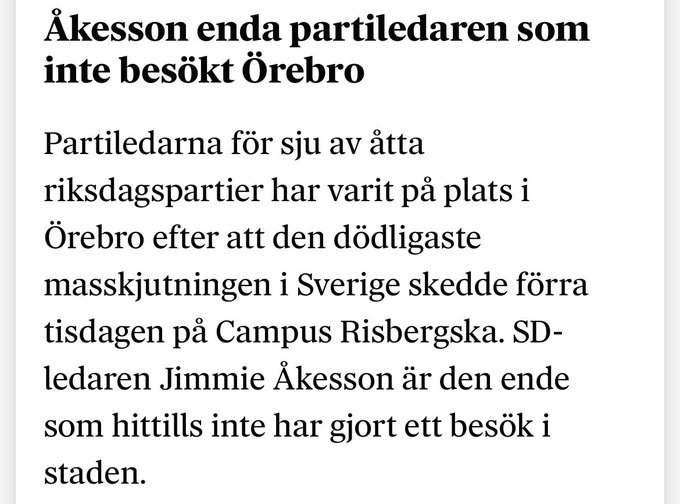 Han känner sina kärnväljare.