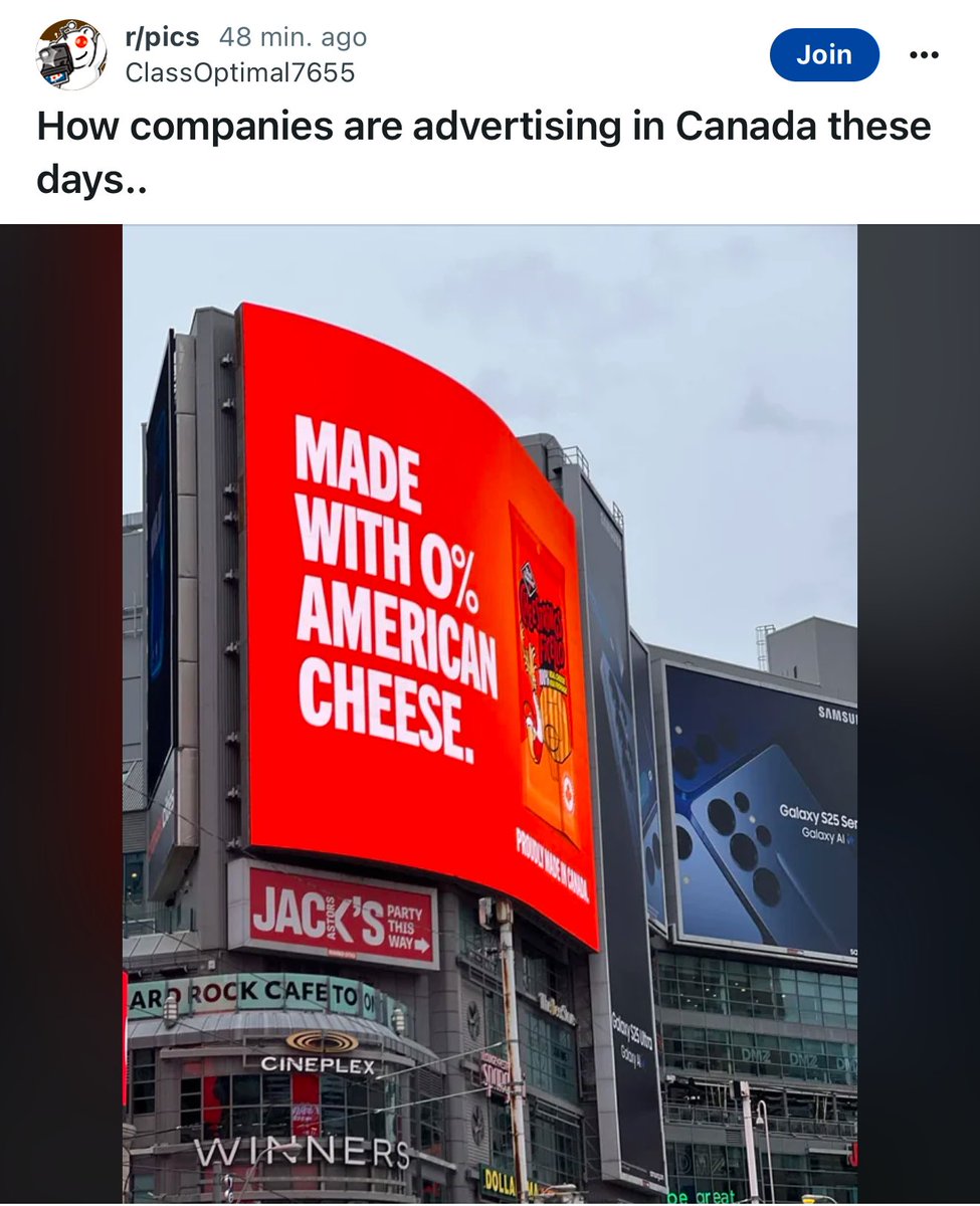 Canadians should realize, we forgot you existed 3 days ago