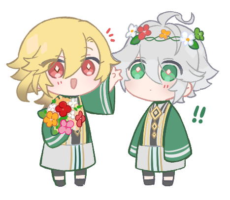 過去絵だけど、おめでとうアルハイゼン!