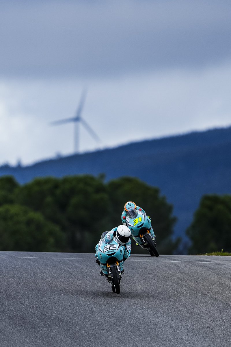 Productive first day on track 🫡

See you tomorrow for more!

#BeLe0pard #Moto3