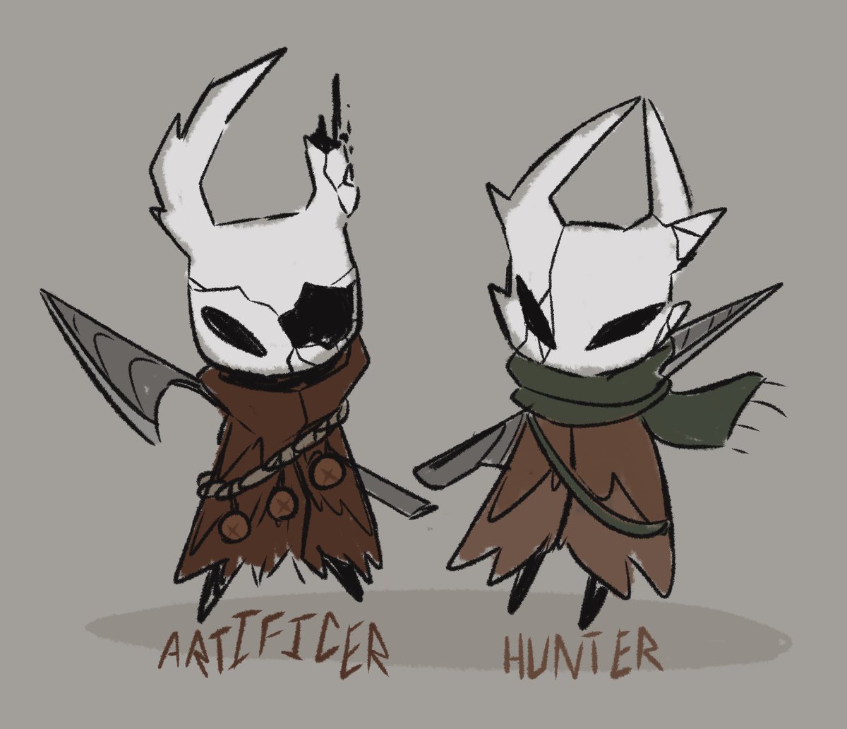 CriteSpranb3rry's tweet image. The canon slugcats as Hollow Knight vessels!! (1/2)
#rainworld #rainworldfanart #hollowknight #hollowknightfanart