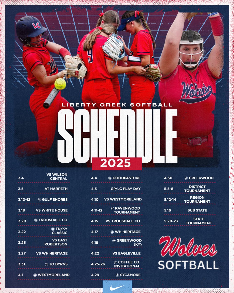 ‼️2025 Schedule Drop‼️
