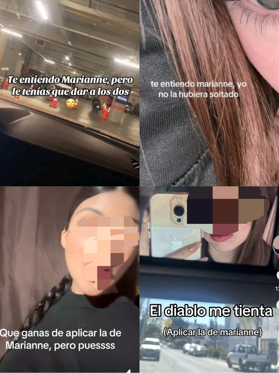 mariomojc's tweet photo. Que haya un montón de mujeres en TikTok justificando que Marianne Gonzaga le haya metido 15 puñaladas a la novia de su ex es de lo más surrealista.

Estas son las mismas que el 8M salen a marchar con pancartas que dicen “muerte al macho” o “abajo el patriarcado”.

¡Qué miedo! 😐 https://t.co/J768OKPIIq
