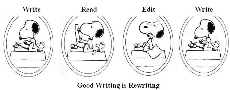 whatSFSaid's tweet image. My tips for #NationalStorytellingWeek:

1) Write the story YOU want to read.

2) No writer can write a perfect story in one draft. You need to write, read, edit, rewrite. Rewriting IS writing!

3) Whatever happens, NEVER GIVE UP!

sfsaid.com/2017/01/three-…

(Art: Charles M Schulz)