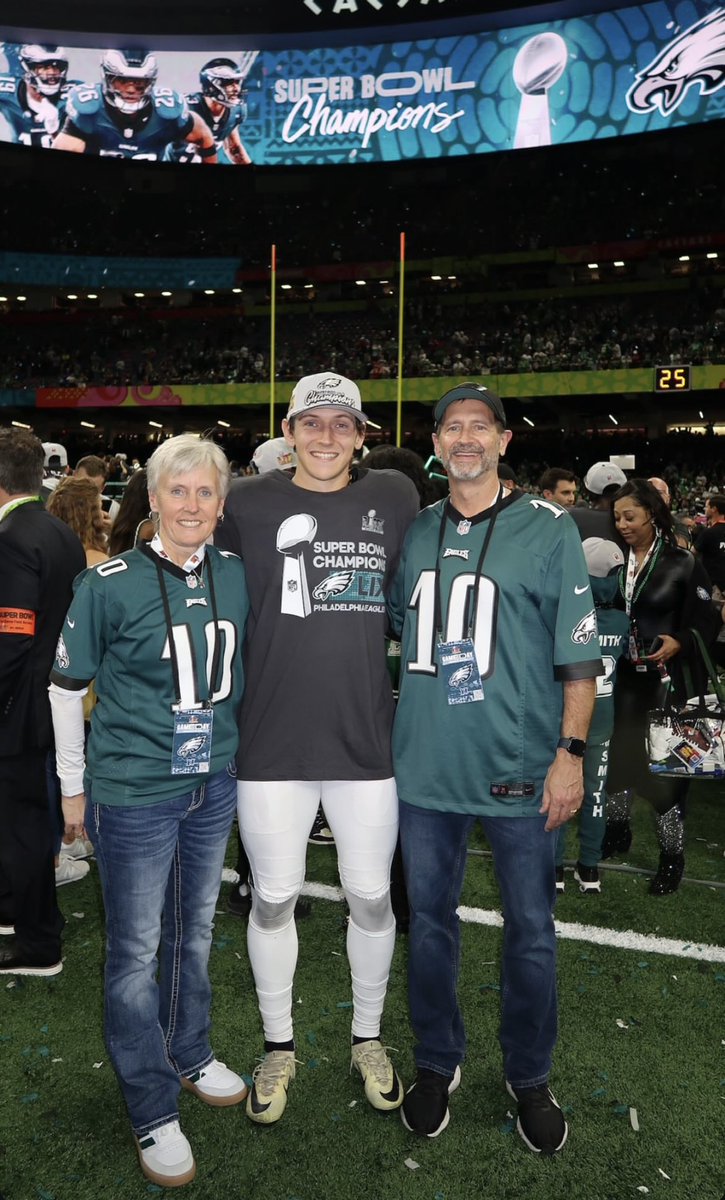 Congratulations to the Philadelphia Eagles, Coach Mann and <a href="/MannBraden/">Braden Mann</a> on WINNING THE SUPERBOWL! #HWPO #SuperBowlLIX #FlyEaglesFly