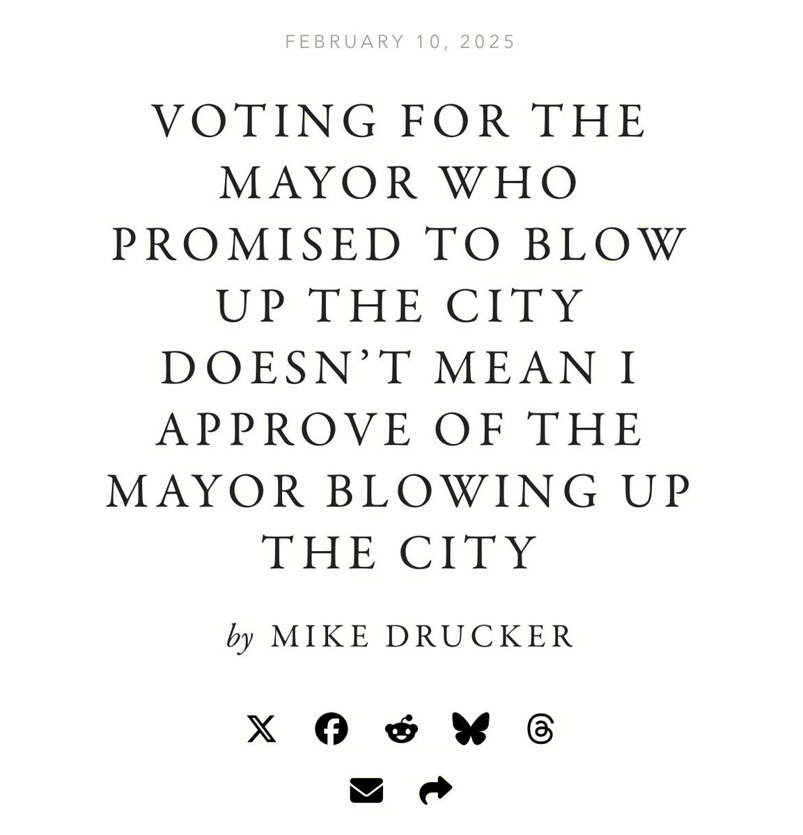 Mike Drucker (@mikedrucker) on Twitter photo I wrote this bit for <a href="/mcsweeneys/">McSweeney's</a> that is entirely unrelated to current things (link below for whatever annoying reason) I wrote this bit for <a href="/mcsweeneys/">McSweeney's</a> that is entirely unrelated to current things (link below for whatever annoying reason)
