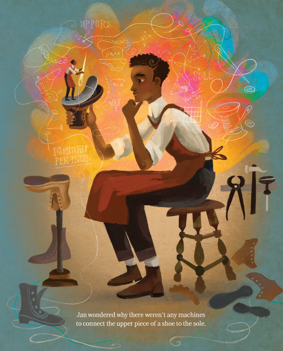 Sleeping Bear Press (@sleepingbearbks) on Twitter photo Happy Black History Month from Sleeping Bear Press!
“Sole Man,” by <a href="/shanakkeller/">Shana Keller</a> and Stephen Costanza tells the story of Jan Ernst Matzeliger, who immigrated to America with hopes and dreams that will change the shoe industry forever, but will anyone hire a Black immigrant?👞 Happy Black History Month from Sleeping Bear Press!
“Sole Man,” by <a href="/shanakkeller/">Shana Keller</a> and Stephen Costanza tells the story of Jan Ernst Matzeliger, who immigrated to America with hopes and dreams that will change the shoe industry forever, but will anyone hire a Black immigrant?👞