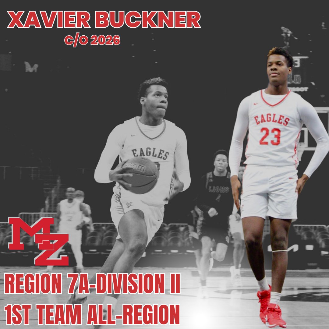 CONGRATULATIONS to <a href="/xavier_2fye23/">Xavier buckner</a> on being selected to the 2024- 25 Region 7A, Division II All-Region team. 

1st Team
🦅🏀

<a href="/HSM_WestGA/">Hometown Sports Media</a> <a href="/GradickSports/">Gradick Sports</a> <a href="/TheMorningFive/">The Morning 5</a> <a href="/CoachWKT/">Wade Traylor</a> <a href="/KyleSandy355/">Kyle Sandy</a> <a href="/swish_scout/">SWISH SCOUTING</a> <a href="/MZEaglesNest/">Mt. Zion Athletics</a>